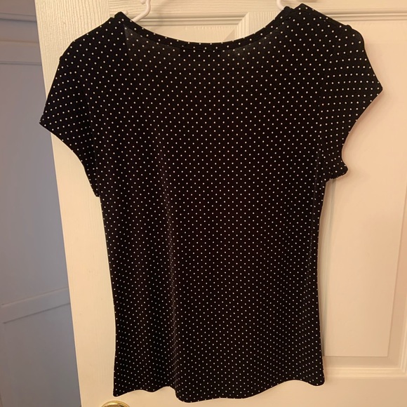 Black and white Polk dots top - Picture 2 of 3